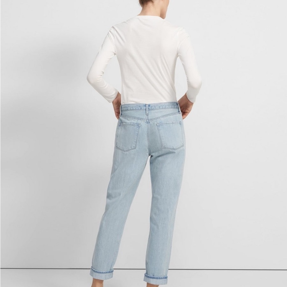 J Brand Blue Boyfriend Jeans Relaxed Fit